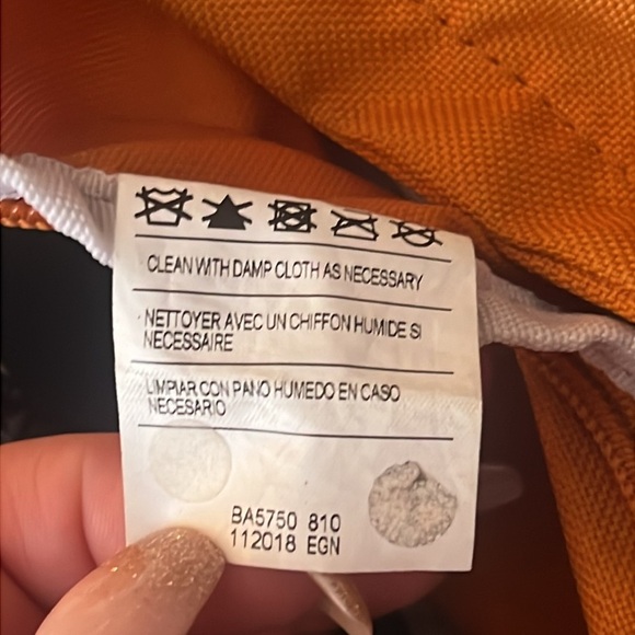 NIKE Heritage Hip Fanny Pack Waist Bag Orange Black Adjustable Zip Compartment - Picture 4 of 13